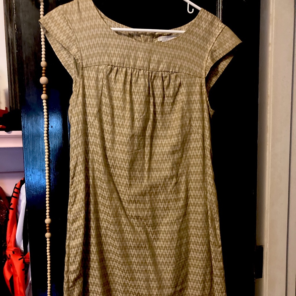 BCBG to the Max gold dress